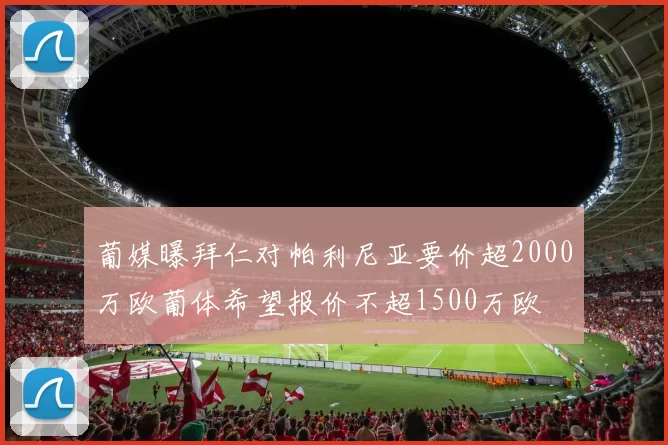 葡媒曝拜仁对帕利尼亚要价超2000万欧葡体希望报价不超1500万欧